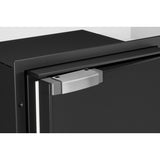 90 LITRE BLACK CHROME LOCK FRIDGE