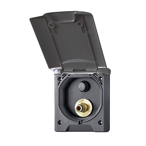 Fawo Outdoor Shower Black with switch for pump