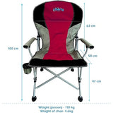 Liberty Magenta Folding Chair (Order Multiples Of 4 Only)