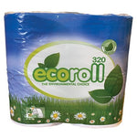 Quick dissolve toilet tissue 1 x 4 pack