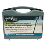 Samson Heavy Ground Screw tent Pegs 20 pack