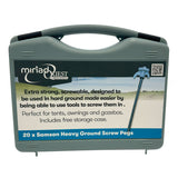 Samson Heavy Ground Screw tent Pegs 20 pack