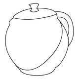Edgcumbe Stainless Steel And Glass Teapot (0.9L)