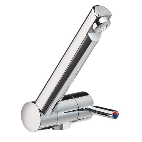 Trend A Mixer  Water tap with 25cm flexi hose with barbed ends and 27mm hole
