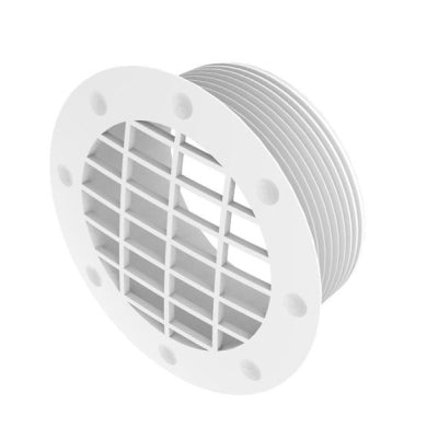 Whale Duct Fitting 65MM Fixed Vent White