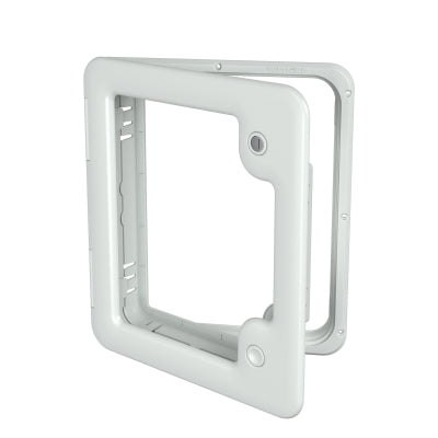 Thetford Light Grey Service Door 3 1 Lock, 1 Push Button