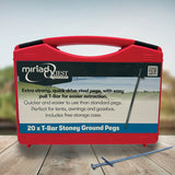 T-Bar Stoney Ground Peg 20 Pack
