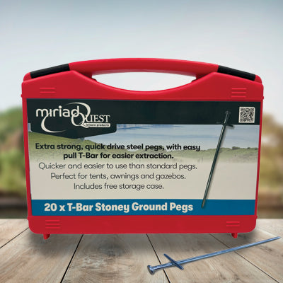 T-Bar Stoney Ground Peg 20 Pack