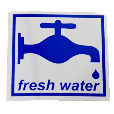 W4 Fresh Water Sticker