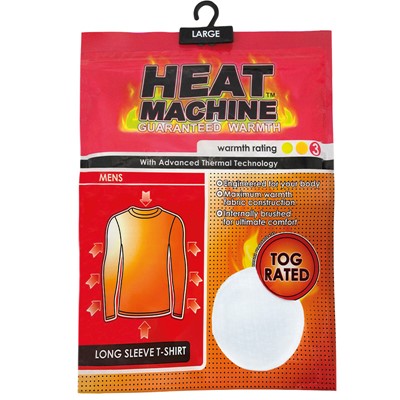 Thermal Mens White Long Sleave Shirt Mixed Sizes