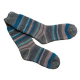 Ladies Thermal Insulated Striped Socks (Assorted Colours)