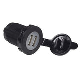 W4 Double USB Charging Point - Anthracite