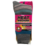 Ladies Thermal Insulated Striped Socks (Assorted Colours)