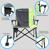 Liberty Folding Chair - Lime 'new for 2024' Camping