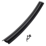 Hartal Rubber Door Seal Black (per metre)