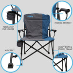 Liberty Folding Chair - Blue 'new for 2024' Camping