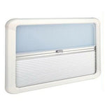 REMIsmart 1300 x 550 cream foil pleated blind