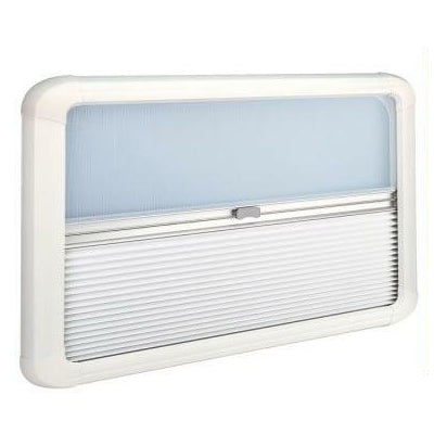 REMIsmart 1300 x 550 cream foil pleated blind