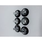 Thetford Chrome Hob knobs 6 Pack