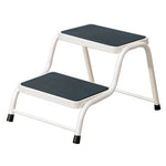 Double step in caravan white