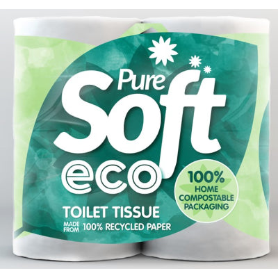 Puresoft eco toilet rolls (Quantity 1  10 x 4 pack)