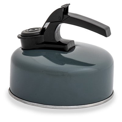 Olton Slate Aluminium Base Whistling Kettle (1L) Camping Caravan Motorhome