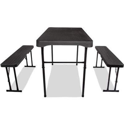 Jet Stream Grassmoor table and bench set