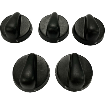Thetford Black Teardrop knob 5 pack
