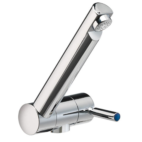 Trend A Cold  Water tap with 25cm flexi hose with barbed ends and 27mm hole