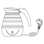 Braunton Collapsible Kettle (0.5L) Camping Caravan Motorhome