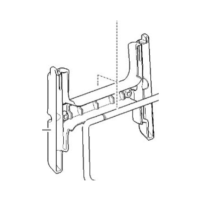 Thetford Transport Handle Bracket Grey