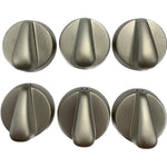 Thetford Nickel Teardrop Knobs 6 pack