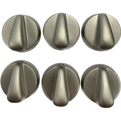 Thetford Nickel Teardrop Knobs 6 pack