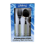 Liberty 16 Piece Cutlery Set - Cream