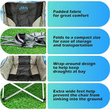 Liberty Grey Comfort Camping Chair