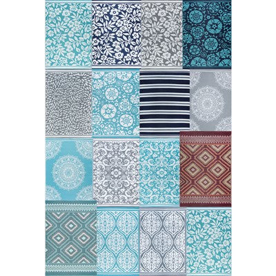 Tangier Deluxe Outdoor Patio Mat (150 X 210)