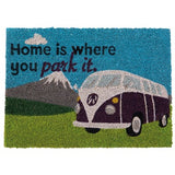 Heavy Duty Coir Home Is Where You Park It (Camper Van) Mat