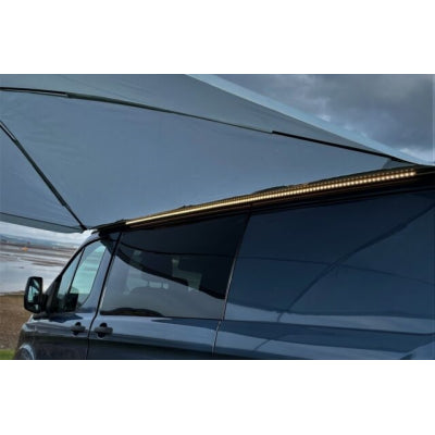 ReVace Awning Rail with LED for VW T5/6 SWB Black