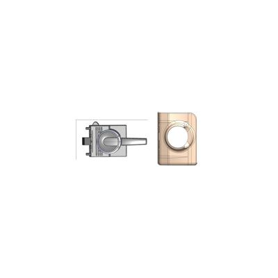 Hartal Star L/H Inner Lock, Black, suits HSC