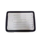 Collapsible-Wares Dish Rack With Cutlery Holder And Sink Drainer