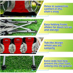 Liberty Red Folding Chair (order multiples of 4)