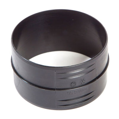 Whale Air Duct Fitting 90MM Straight Black