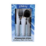 Liberty 16 Piece Cutlery Set - Light Grey