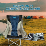 Liberty Blue Comfort Camping Chair