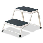Double step in caravan white