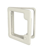 Thetford White Service Door 3 No lock 1 Push Button