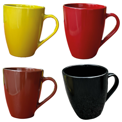 4 x premium mug set in 4 colours
