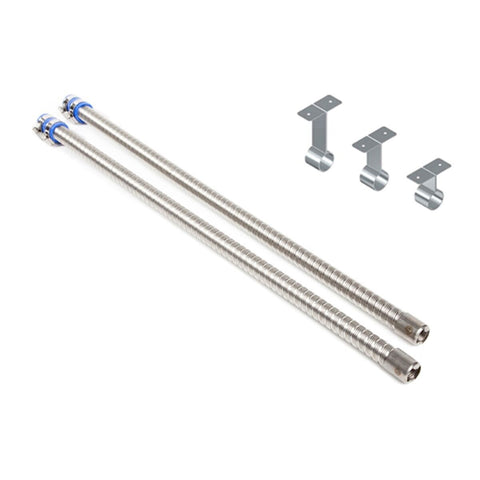 Whale Heating Flue Kit 1.75m 22mm under floor Ducting