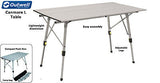 Outwell Canmore L Camping Table With Roll-Up Top
