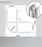 Small Corner Profile 38x38x2200mm (colour options)